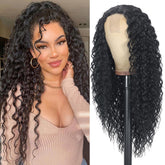 Sexy Deep Curling Lace Front 360 Real Natural Glueless Human Hair Wigs - Everyday Wigs